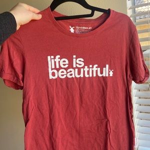 Dutch Bros x Life is Beautiful T shirt
